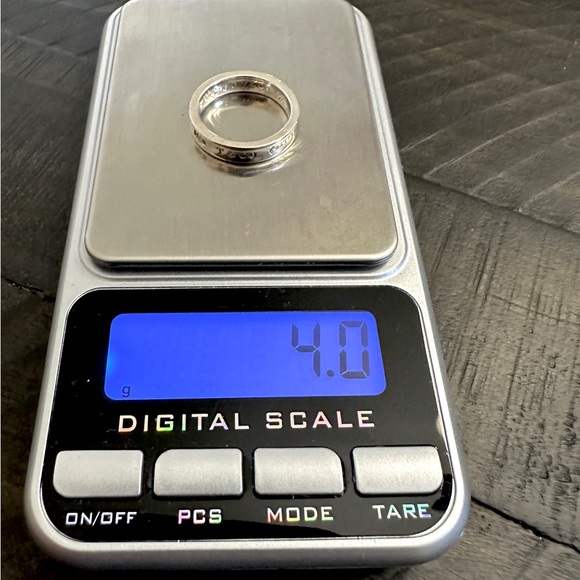 ๐ TIFFANY&CO. 1837 Silver 925 Thin Band Ring sz: 49 - Picture 10 of 12